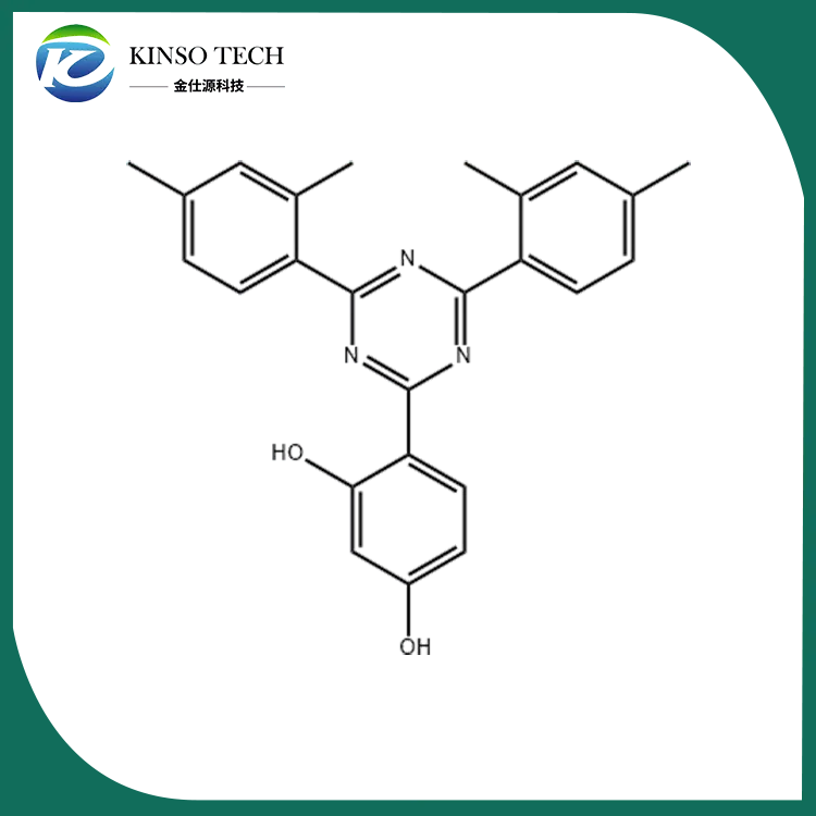 2- (2,4-dihidroxifenil) -4,6-bis (2,4-dimetilfenil) -1,3,5-triazină CAS 1668-53-7