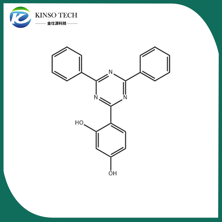 2- (2,4-dihidroxifenil) -4,6-difenil-1,3,5-triazină CAS 38369-95-8
